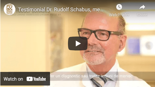 Testimonial Dr. Rudolf Schabus, medic traumatolog la spitalul Wiener Privatklinik din Viena